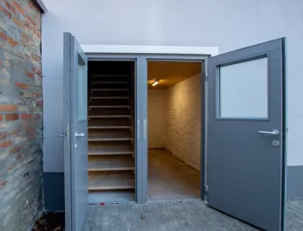 Remise mit zwei Etagen 