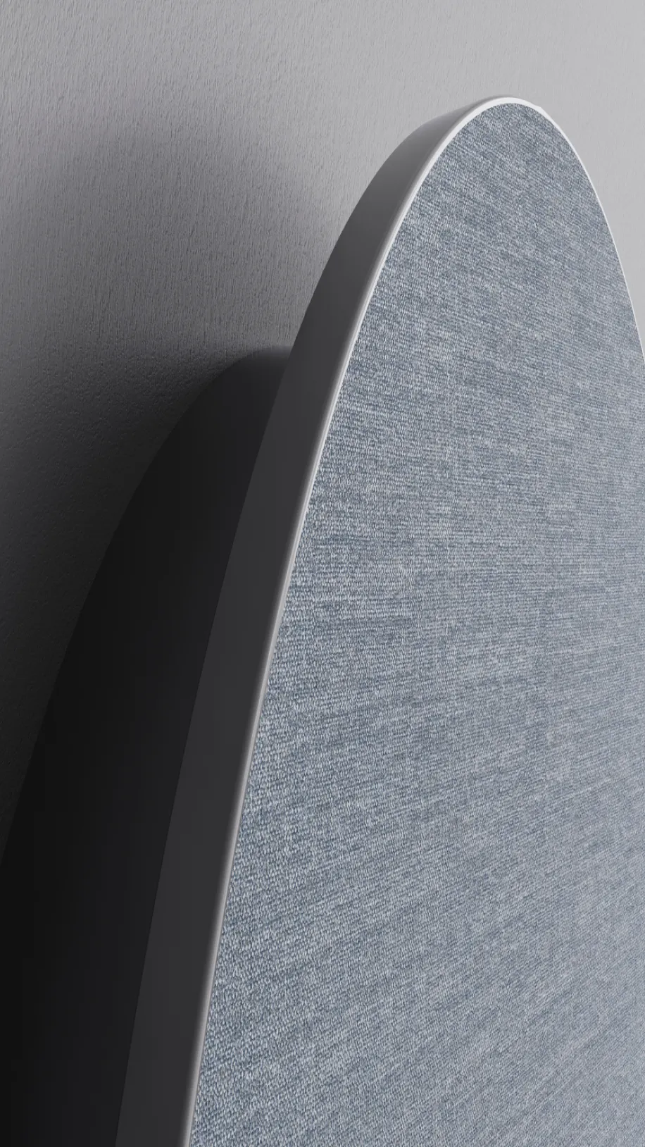 Der Designheizkörper Orimono von Bemm in grau.